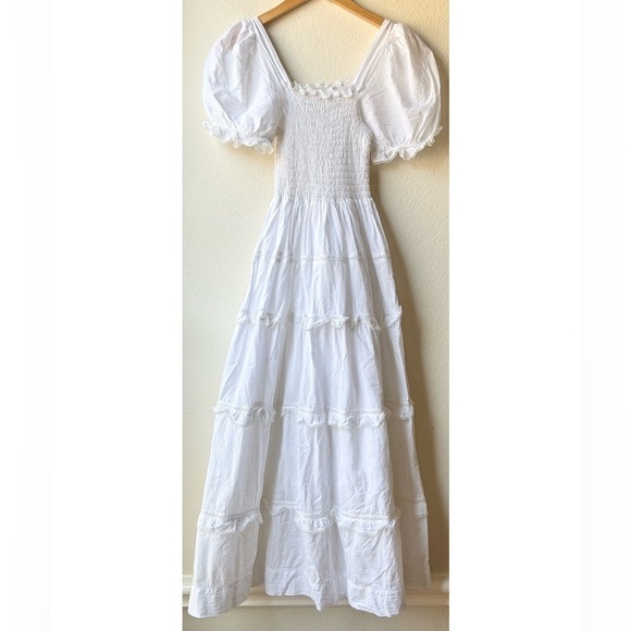 The GREAT White The Scallop Savanna Dress Sz S - Picture 4 of 16